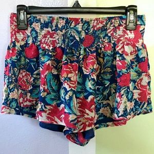 Multicolor Floral Shorts